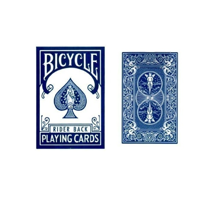 BICYCLE DORSO BLU E FRONT BIANCO