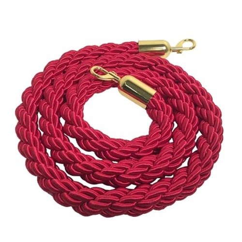 CORDONE IN CINIGLIA PER COLONNINA SEGNAPERCORSO rosso