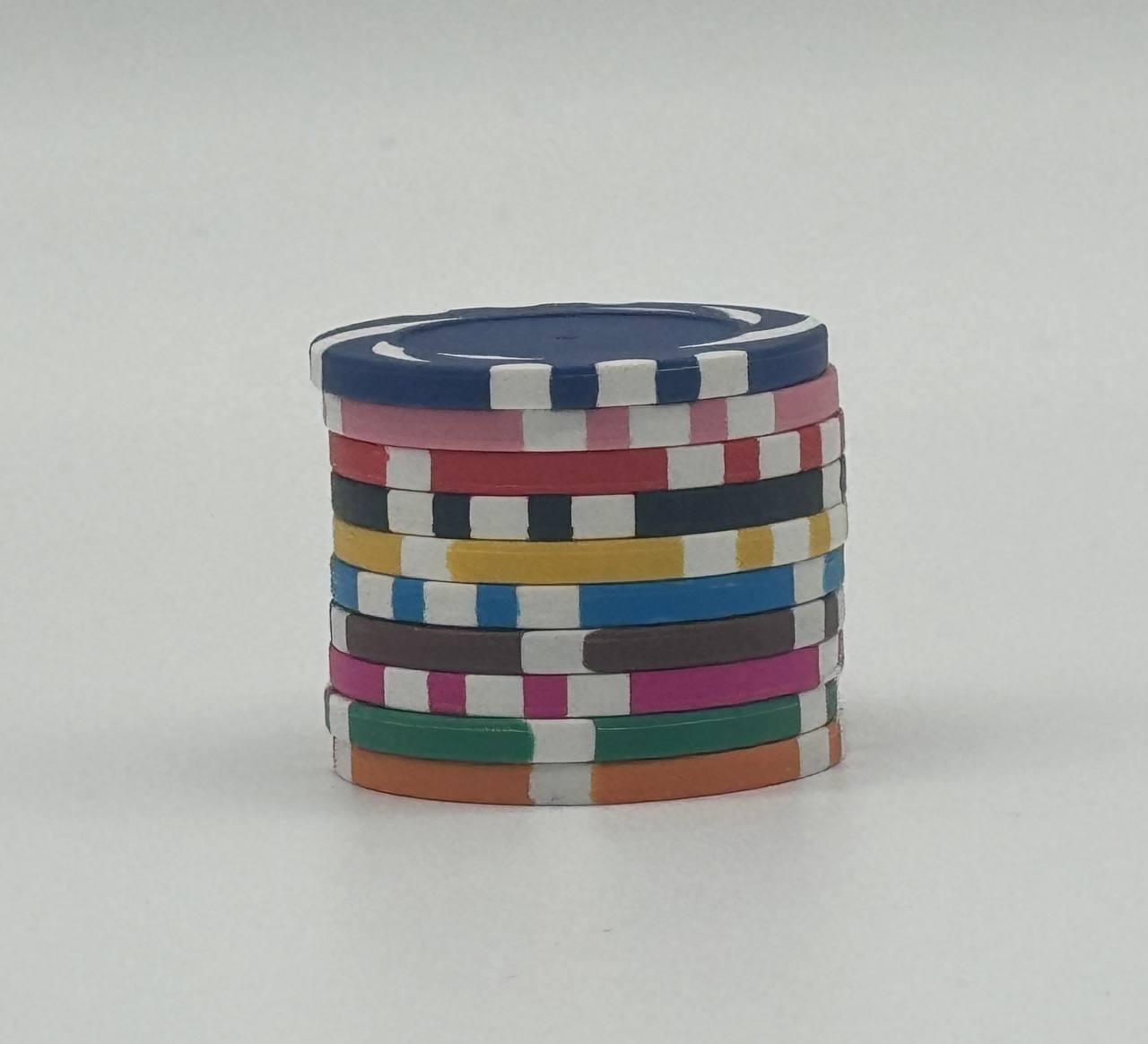 CHIPS IN CLAY 14 GR MODELLO LUCKY PERSONALIZZATE